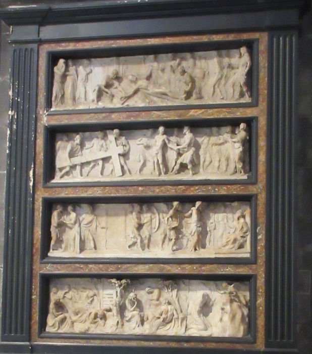 la Passion（キリストの受難）をあらわすJacques Du Broeucqの彫刻(1545-1546) 
