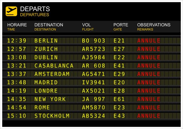 greve aeroport France