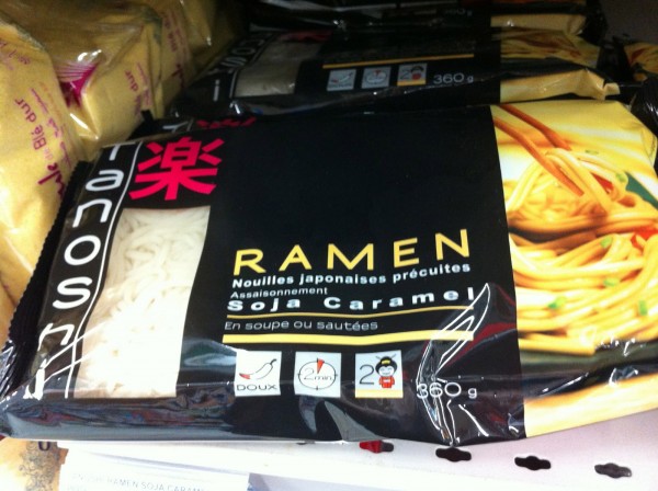 フランスのスーパーで見かける日本食