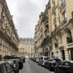 パリ16区の典型的なアパルトマン街