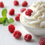 生クリーム　木苺